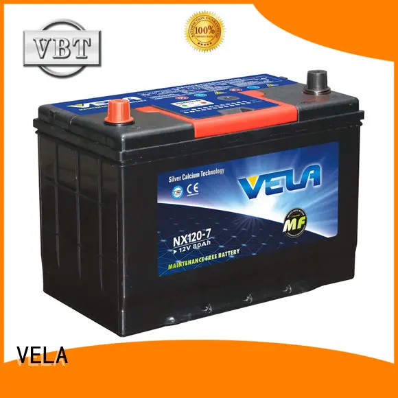 VELA durable maintenance free car battery price very useful for car industry 1