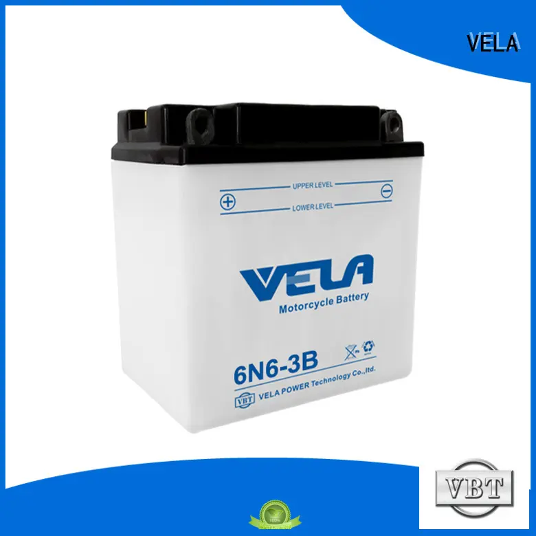 VELA professional lead acid battery widely employed for motorcyles 1