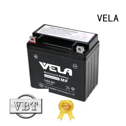 VELA good quality wet charged battery best for motorbikes 1