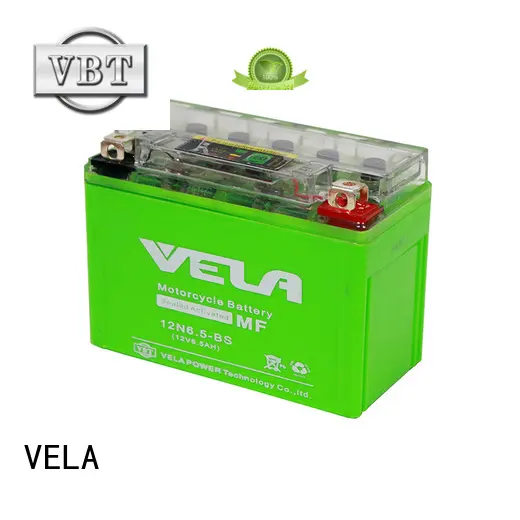 VELA durable high performance motorcycle battery great for motorbikes 1
