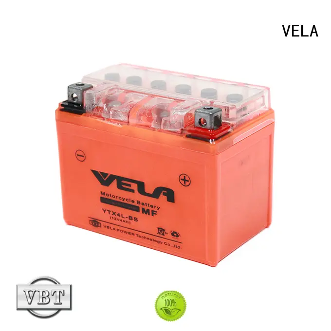 VELA high performance gel type motorcycle battery great for motorbikes 1