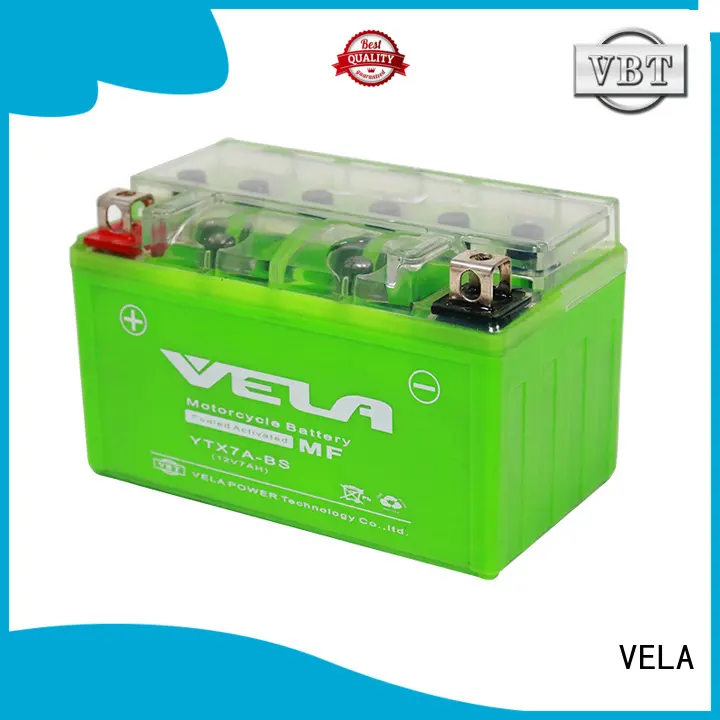 VELA longer cycle life maintenance free discount motorcycle batteries suitable for motorcycle industry 1