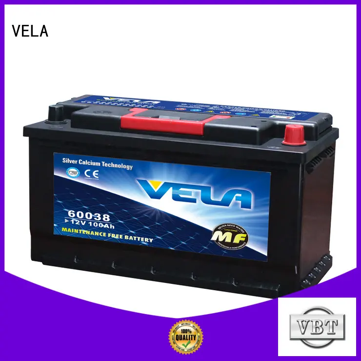 VELA reliable new car battery widely employed for vehicle 1