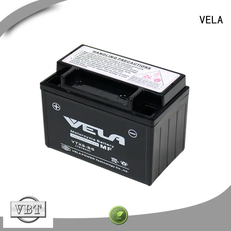 VELA long life time wet cell battery excellent for motorcycle industry 1
