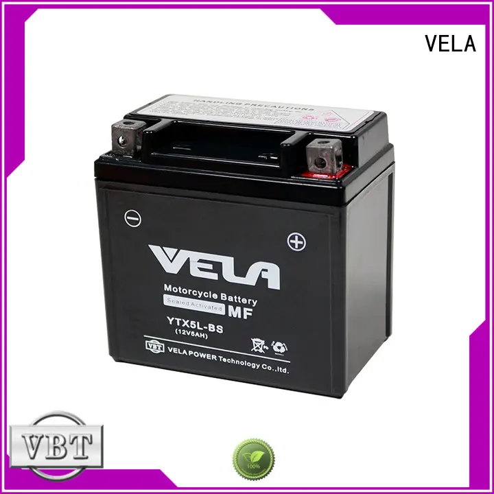 VELA long life time wet cell battery optimal for motorcycle industry 1
