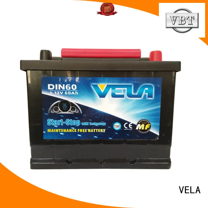 VELA durable agm car battery vehicle 1