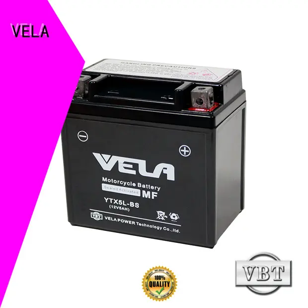 VELA high performance wet charged battery excellent for motorcycle industry 1