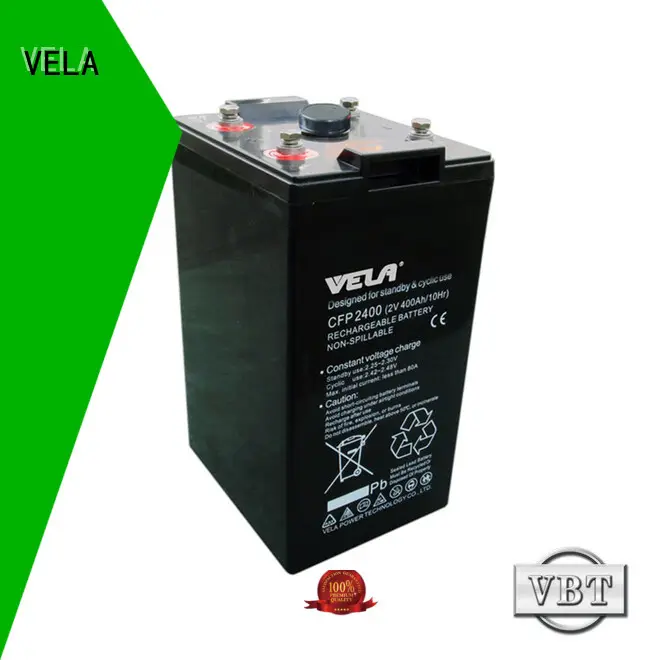 VELA maintenance free battery best for solar system 1