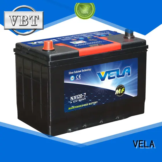 VELA reliable car battery ah needed for car industry 1