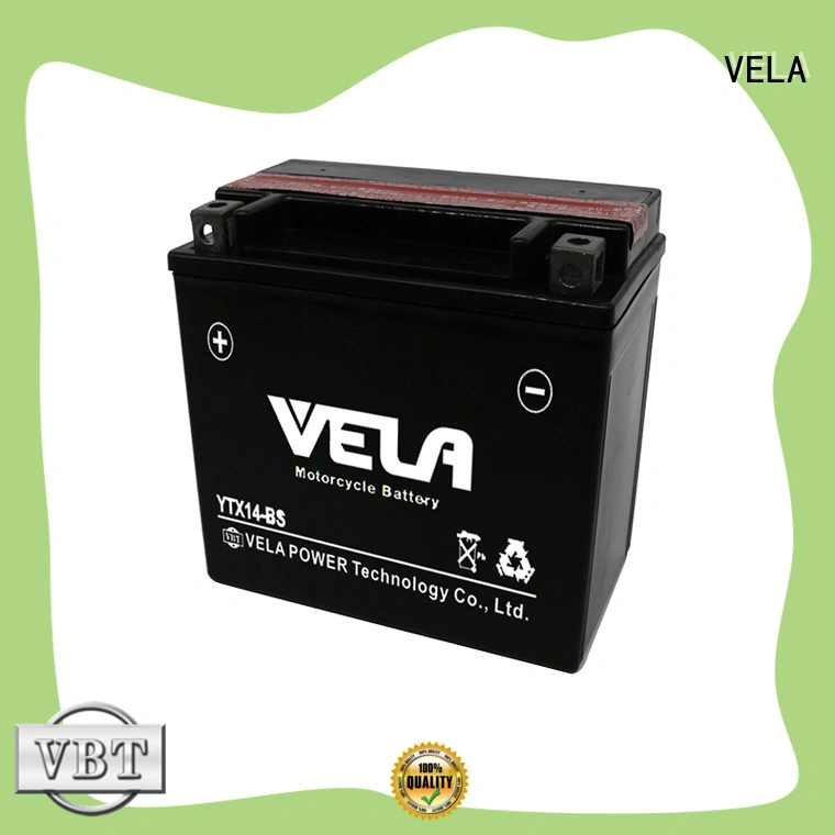 VELA high performance 12v 10ah motorcycle battery satisfying for motorcycle industry 1