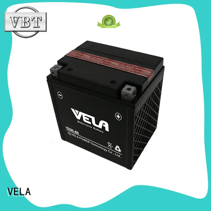 VELA convenient recharge motorcycle battery widely used for motorbikes 1