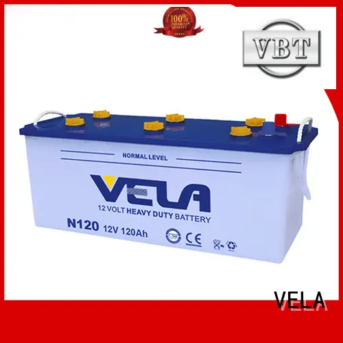 VELA reliable heavy duty batteries best choice for automobile 1