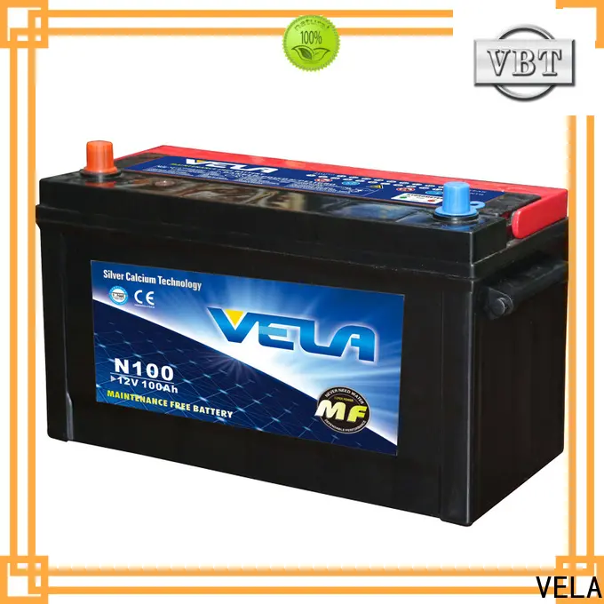 VELA high grade rechargeable car battery needed for car industry 1