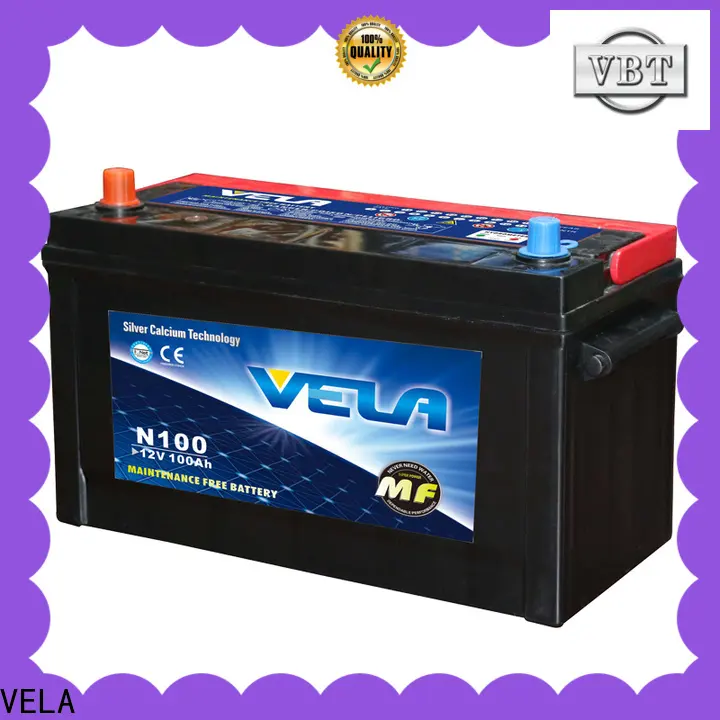 VELA durable maintenance free car battery price excellent for car industry 1