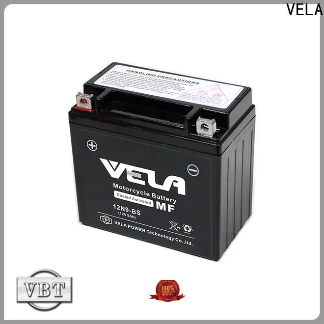 VELA long life time wet cell battery great for motorcycle industry 1