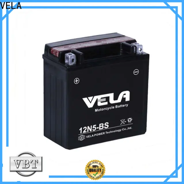 VELA motorcycle maintenance free battery widely applied for motorcycle industry 1
