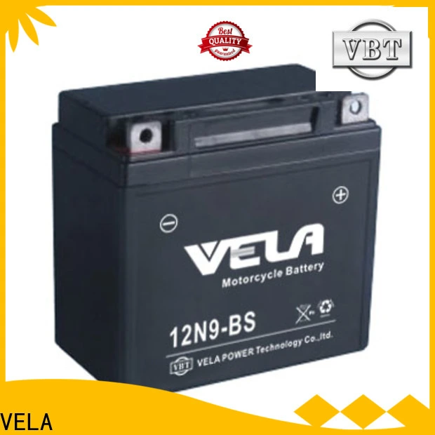 VELA maintenance free wet cell battery great for motorcycle industry 1