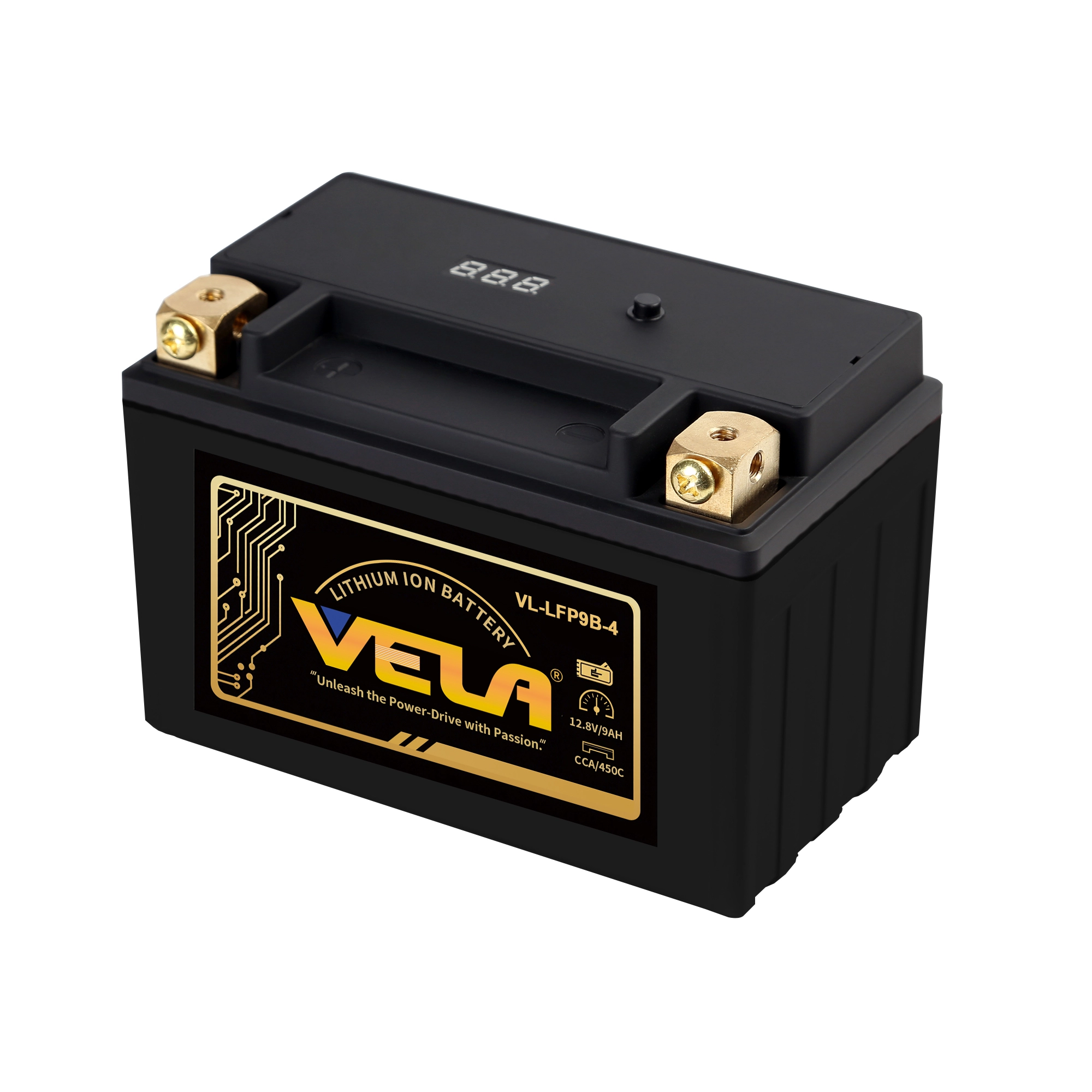 VL-LFP9B-4 12.8V 9AH Lithium-ion  Motorcycle Batteries for Electric Bike/Rolling Chair/Balance Bike Starting 1