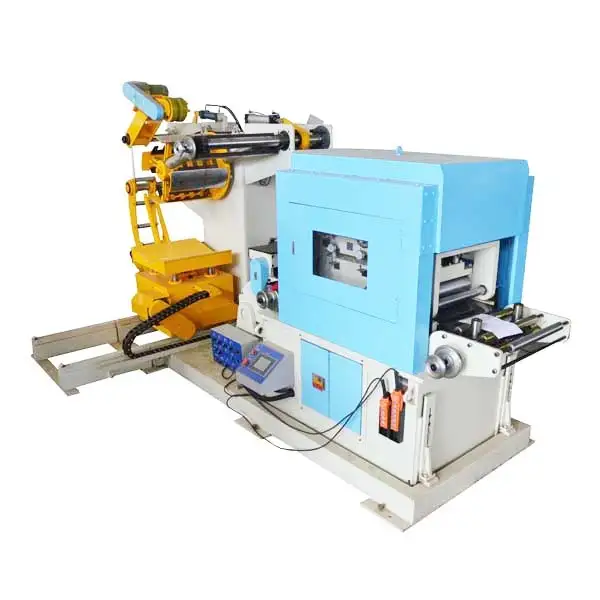 Hydraulic Decoiler Sheet Metal Straightener NC Servo Feeder 3 IN 1 1