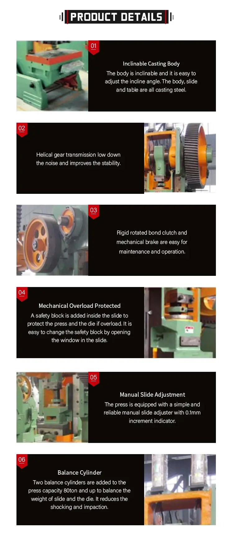 WORLD top-selling mechanical power press machine company 5