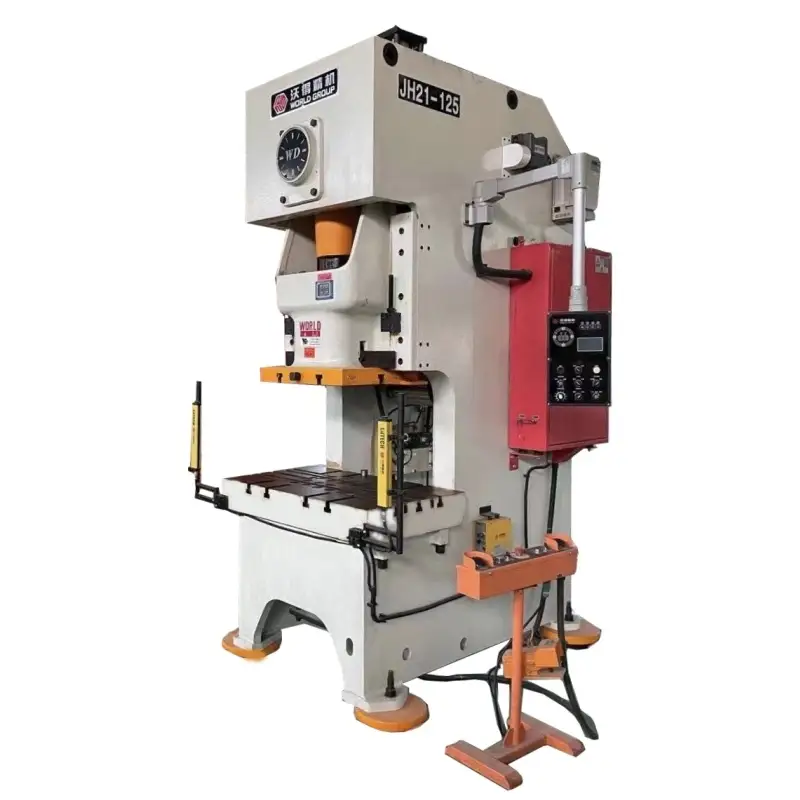 JH21 125T Pneumatic Punch Press Machine with Automatic Rolling Feeder 1