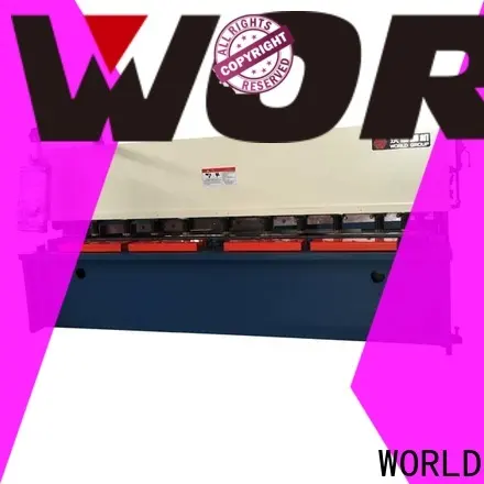 WORLD hydraulic plate shearing machine for business 1