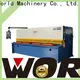WORLD plate cutting shearing machine factory 1