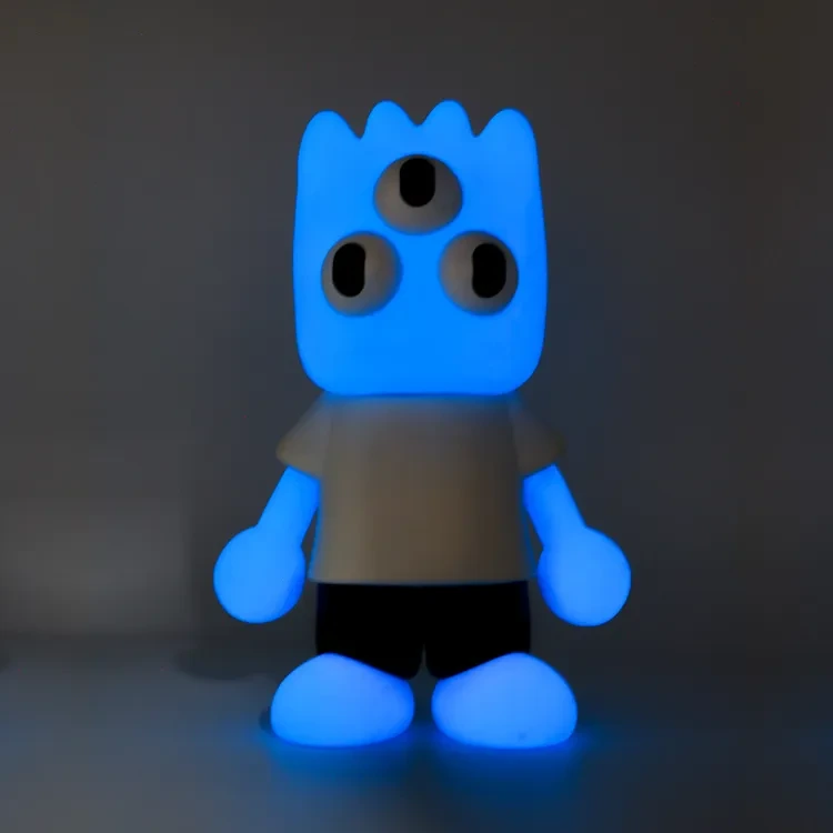 Custom Luminous PVC Vinyl Doll Toy OEM Design custom plastic products supplier 6