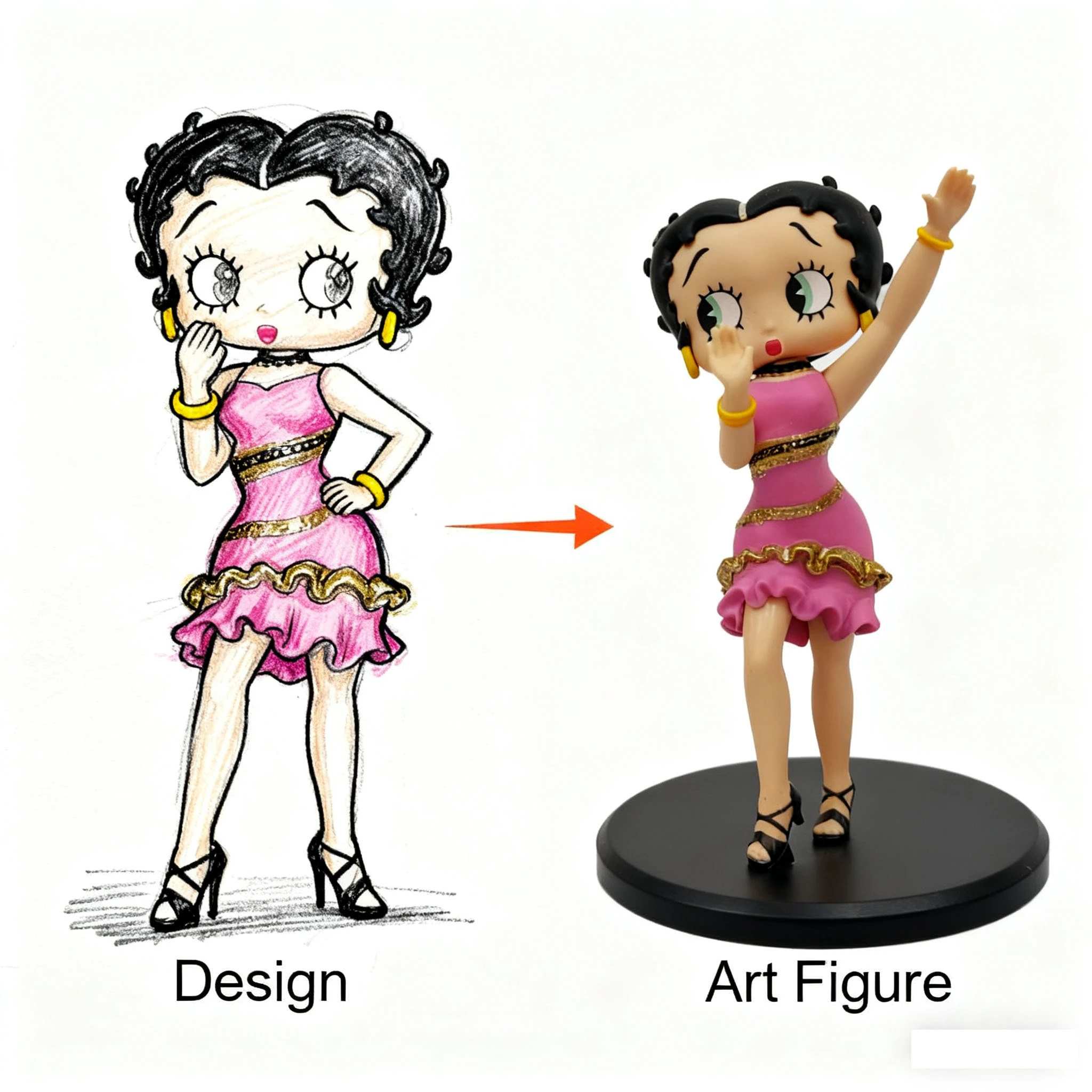 Изготовленная на заказ OEM мини-фигурка из ПВХ-винила, мультяшная игрушка, дизайн, качественная дизайнерская художественная игрушка, фигурка, статуэтка 1