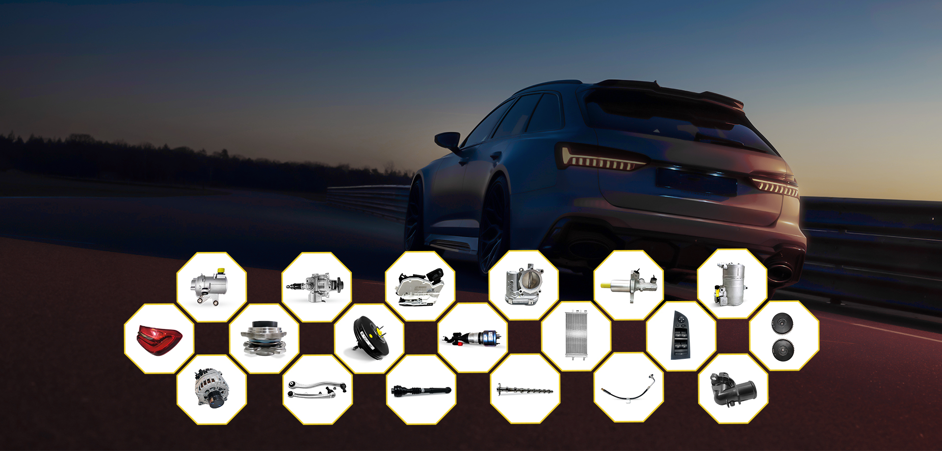 Connect all car parts for all models