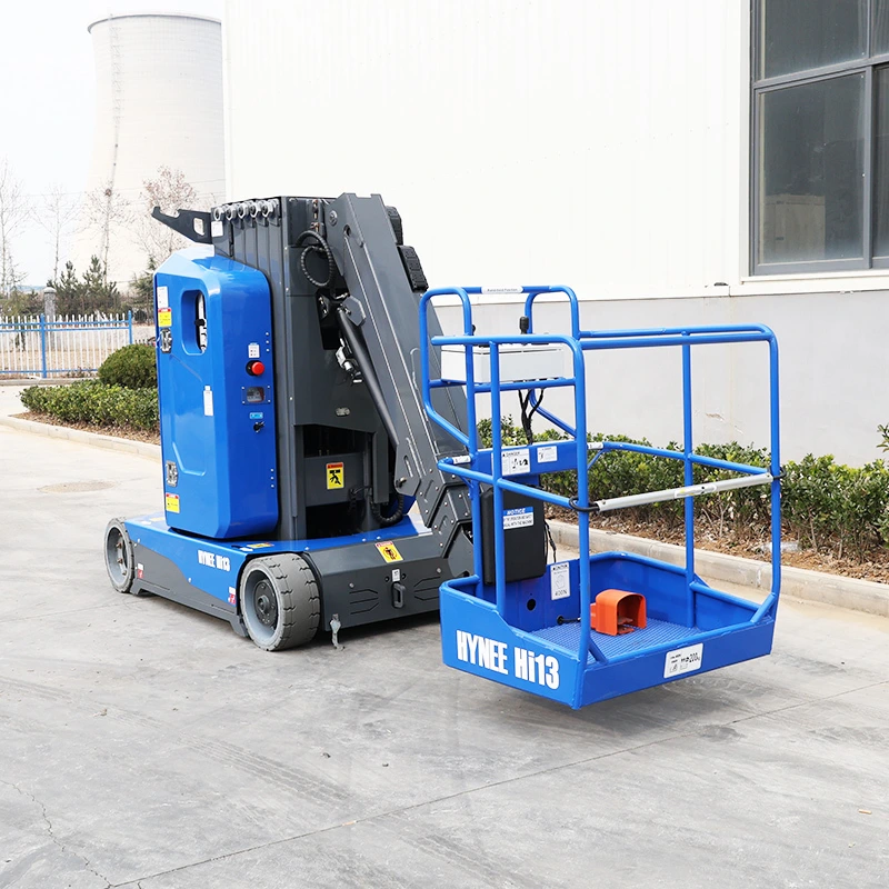 HYNEE Hi13-Forklift Style Vertical Mast Boom Lift With Working Height 12.65m 1