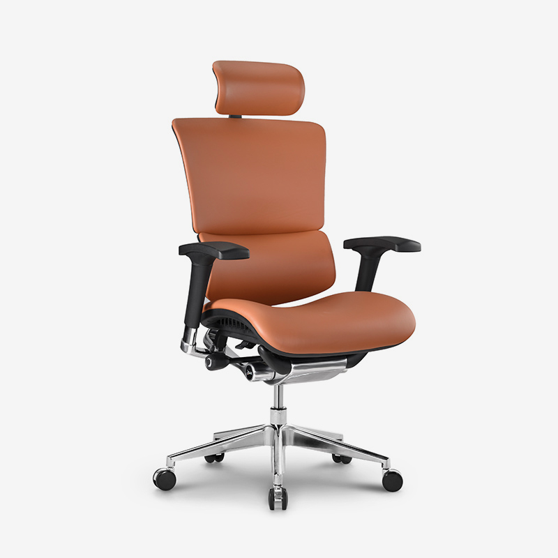 Ergonomic Office Chair with Lumbar Support Sail Leather Ergonomic ...