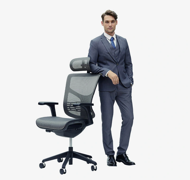 人間工学に基づいたタスクチェア Factory Vista メッシュ バック