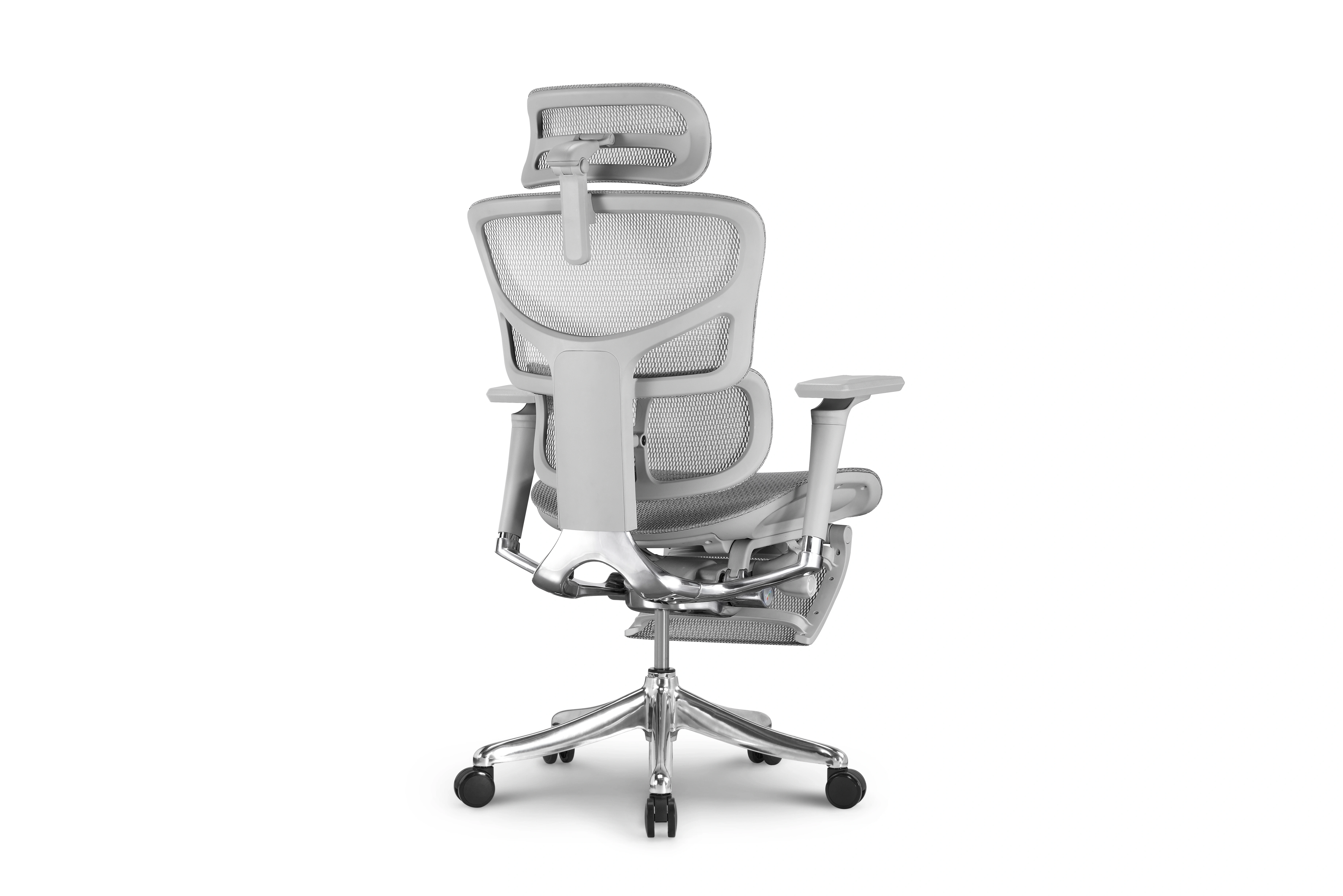 Novo modelo de cadeira ergonômica avançada com mecanismo de inclinação para  frente e ajustável, image size:7360x4912