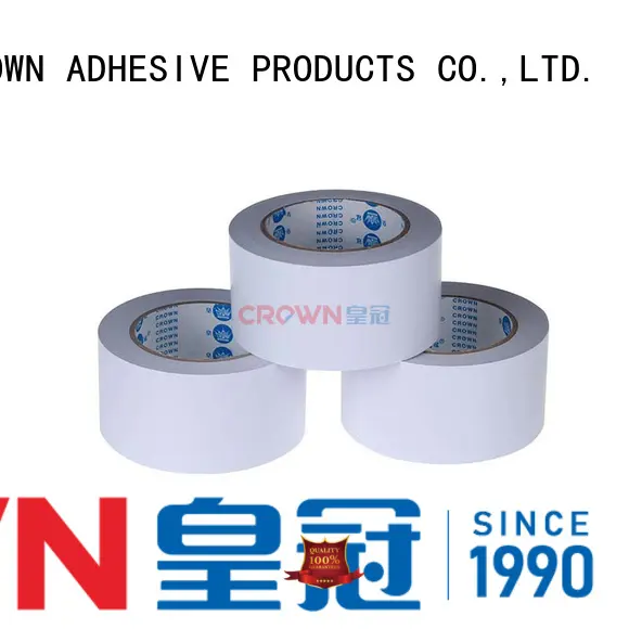 economical non woven tissue tape overseas market for various daily articles for packaging materials CROWN 1