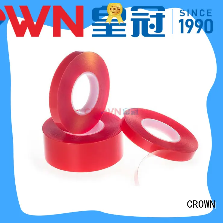 CROWN widely use Film tape free sample for bonding of labels 1