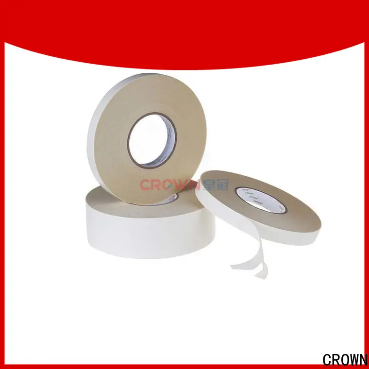 CROWN tissue flame retardant adhesive tape Suppliers for bonding of nameplates 1