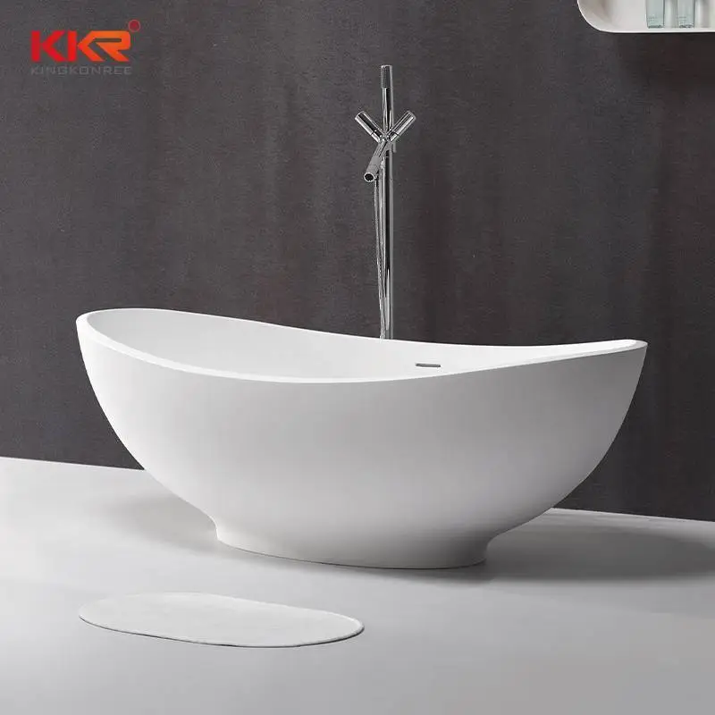 KKR-B089 baignoire à surface solide debout usine Chine fabrication baignoire 1