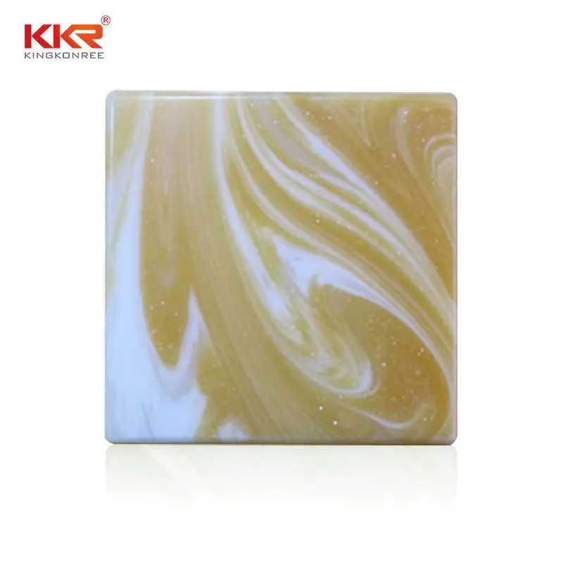 China Manufacture Artificial Stone Translucent Solid Surface Sheets KKR - A031 1