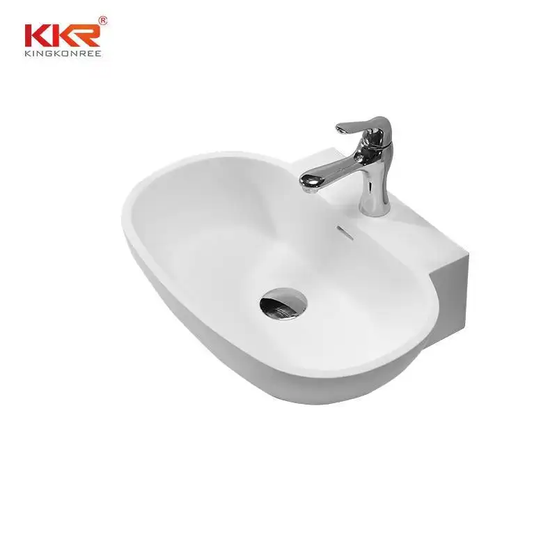 KingKonree Artificial Stone Sanitary Ware Countertop Wash Basin KKR-1328 Above Counter Basin image38