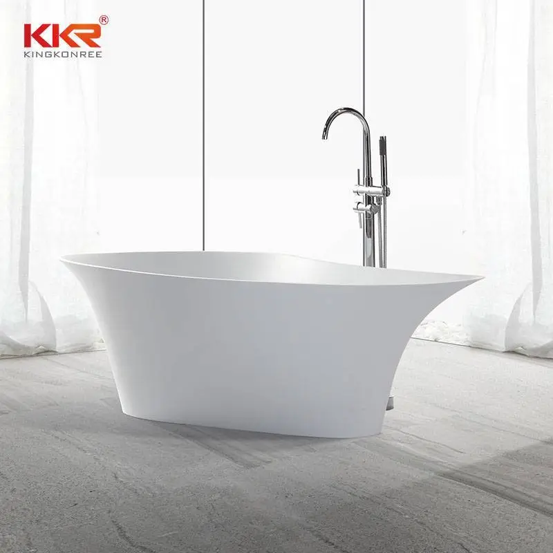 190cm Solid Surface Freestanding Bathtub KKR-B009 1
