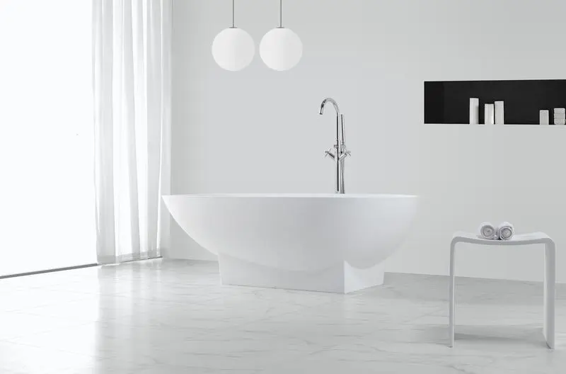 KingKonree durable freestanding deep soaking tub OEM for shower room 2