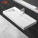 black wall hung corner sink supplier for hotel 1