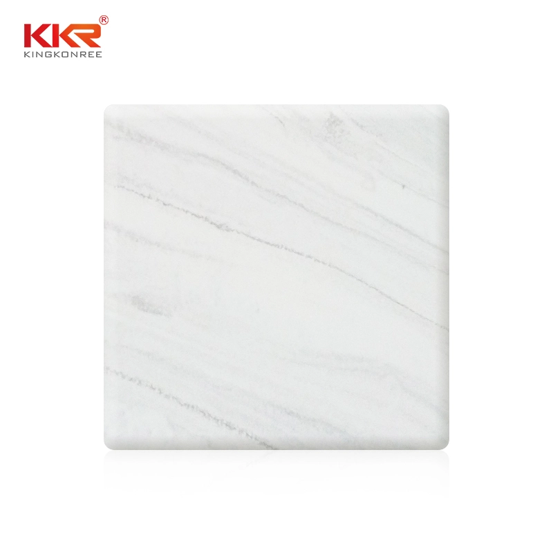 Lastre di superficie solida acrilica pura color marmo KKR-M6805 1