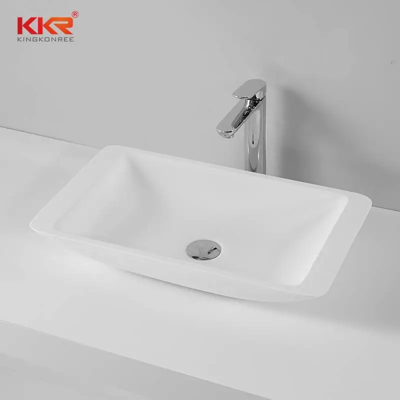 High Quality Above Counter Acrylic Solid Surface Basin With Competitive Price KKR-1321 1