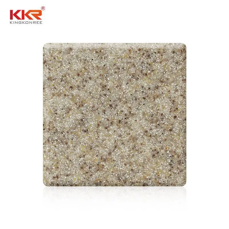 1220mm Width Sand Color Resin Stone Acrylic Solid Surface Sheet KKR-M1609 1
