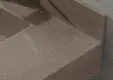 concrete small wall hung basin sink for bathroom 4