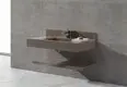 concrete small wall hung basin sink for bathroom 2