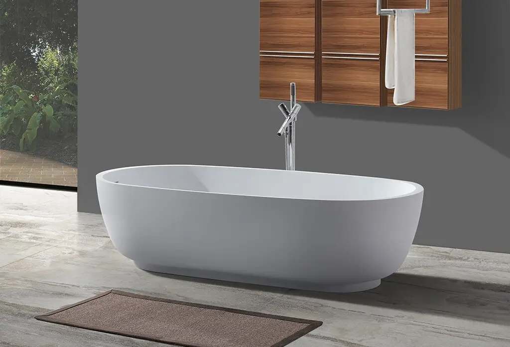 KingKonree high-end modern free standing bath tubs standard for bathroom 2