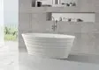 marble artificial stone bathtub custom for family decoration 2